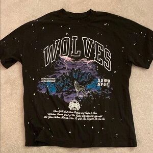 Darc Sport Black Wolves Graphic Tee